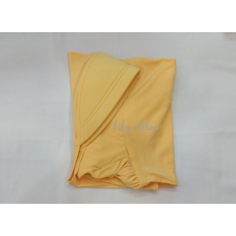 BERGO SNADA KCB / JILBAB SPORTY / HIJAB INSTANT PART 1-Kuning muda
