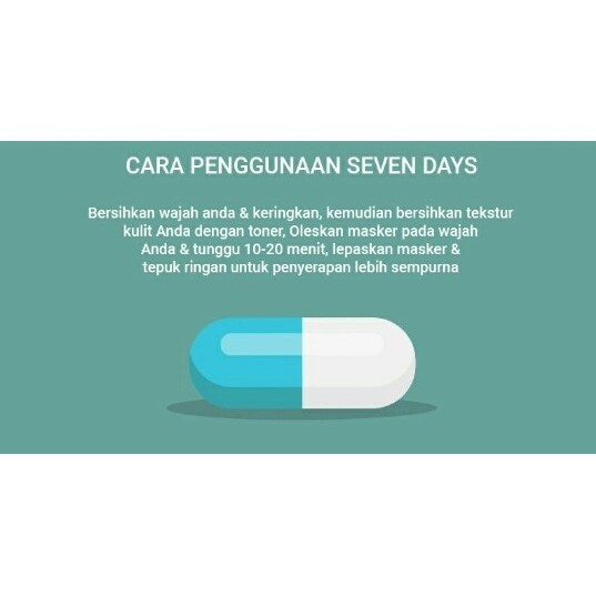 Hot Sale Seven Days Mask FaceFlux Izin BPOM Baru