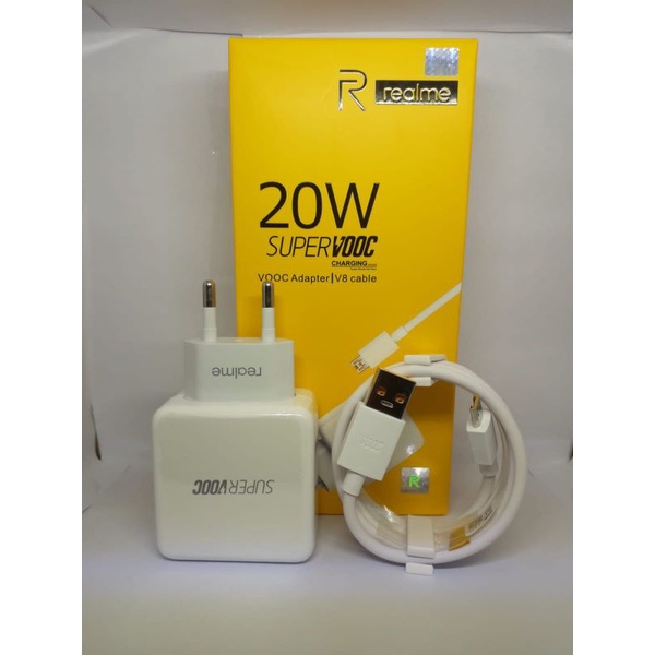 charger realme 20watt super vooc Type C Original