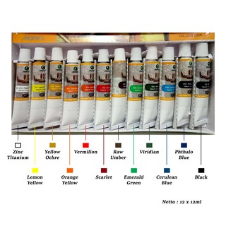 Cat Minyak / Oil Colour Maries | Shopee Indonesia