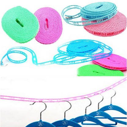 Travelmate Tali Jemuran Baju / Pakaian 5 M (meter) Praktis Gantungan Hanger