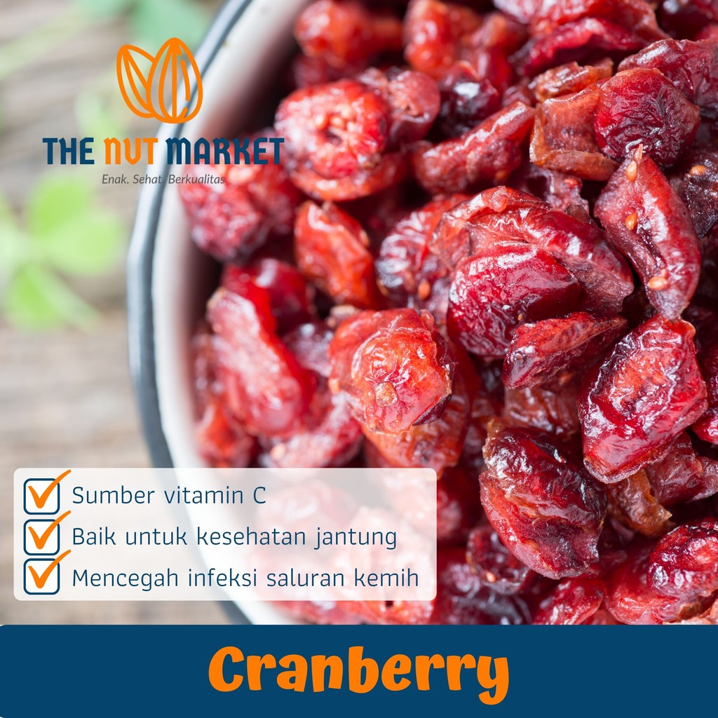 

Cranberry Dried 500 gram - 1 kg Kranberi