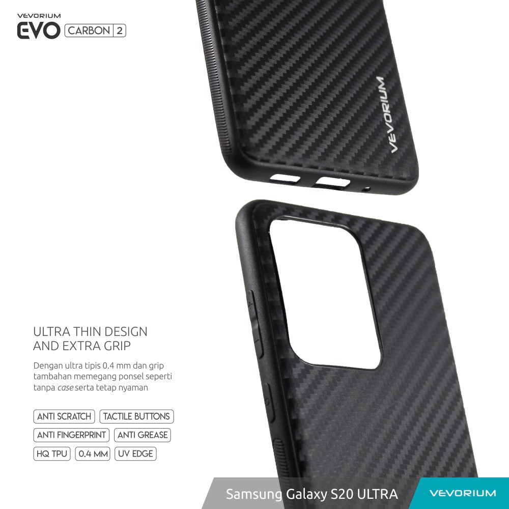 VEVORIUM EVO CARBON Samsung Galaxy S20 ULTRA Soft Case Softcase