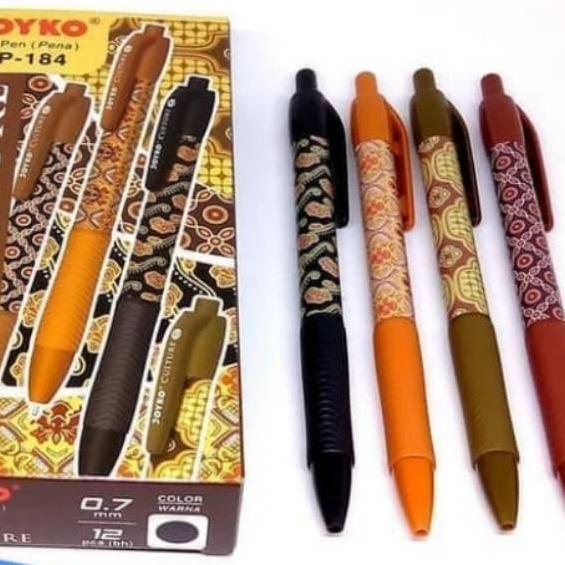 

Baru - pulpen joyko batik BP-184 isi 12 이