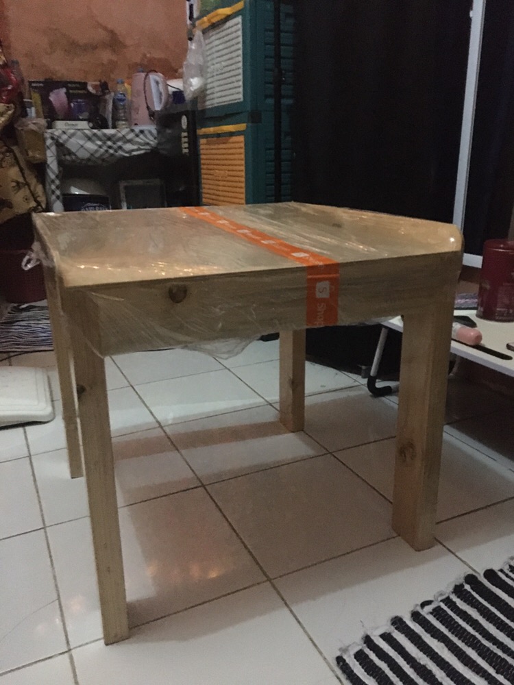 Meja Atau Tatakan Kulkas Jatibelanda/p55cm X L55cm X T30cm