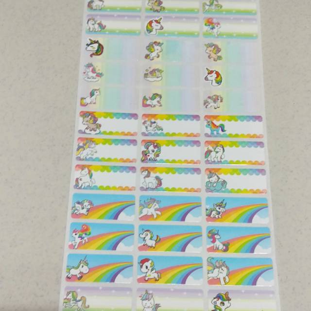 

Label Nama Unicorn Ukuran M