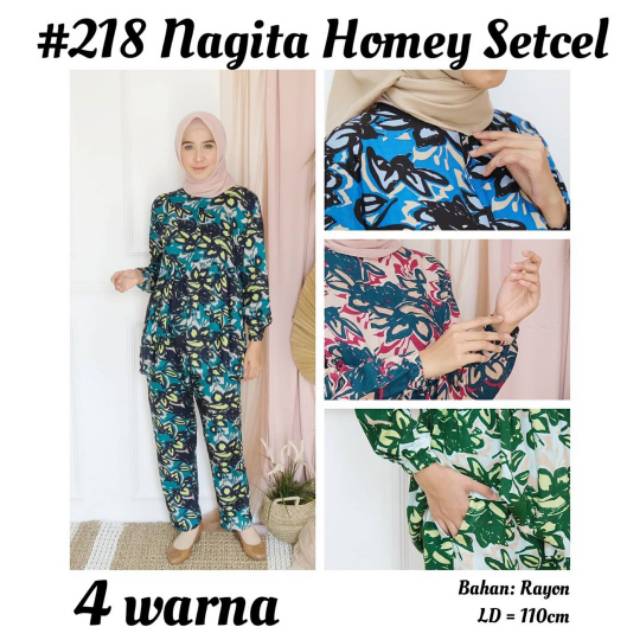 (BISA COD) NAGITA RAYON SET