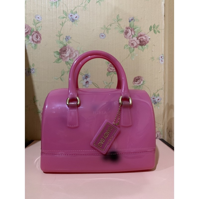 Furla Mini Candy Bag Pink Original PRELOVED