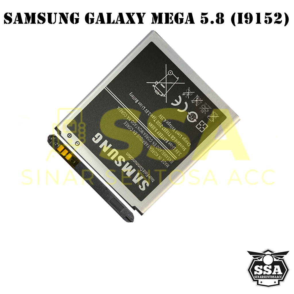 Baterai Original OEM Samsung Galaxy Mega 5.8 I9152 5.8&quot; 5,8&quot; 5,8 I 9152 B650AC B650 HP Ori Battery Batrai Batre Batu Batere GARANSI AWET MURAH