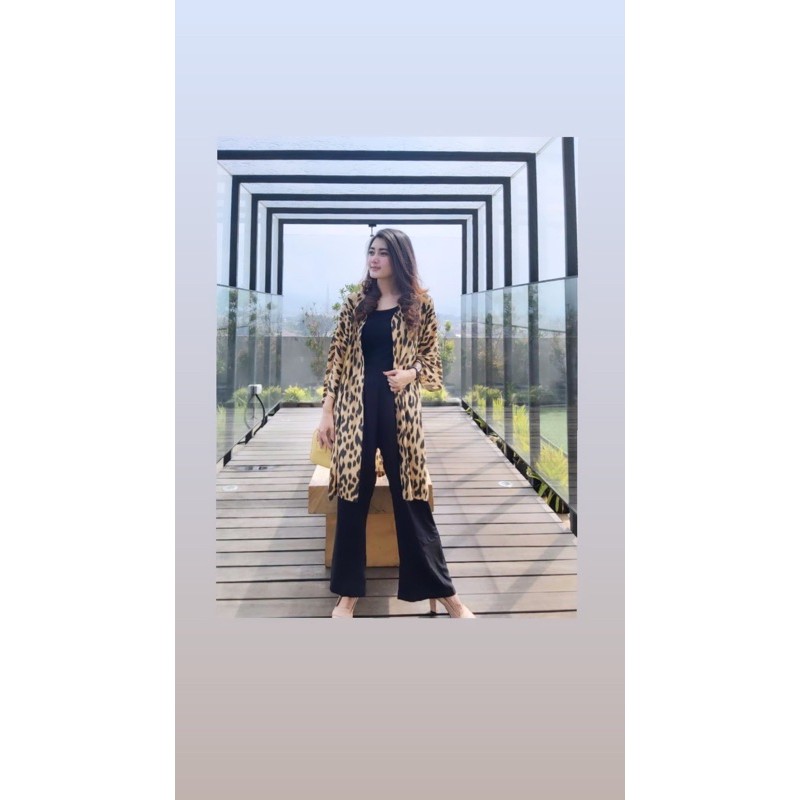 one set outer leopard + kulot