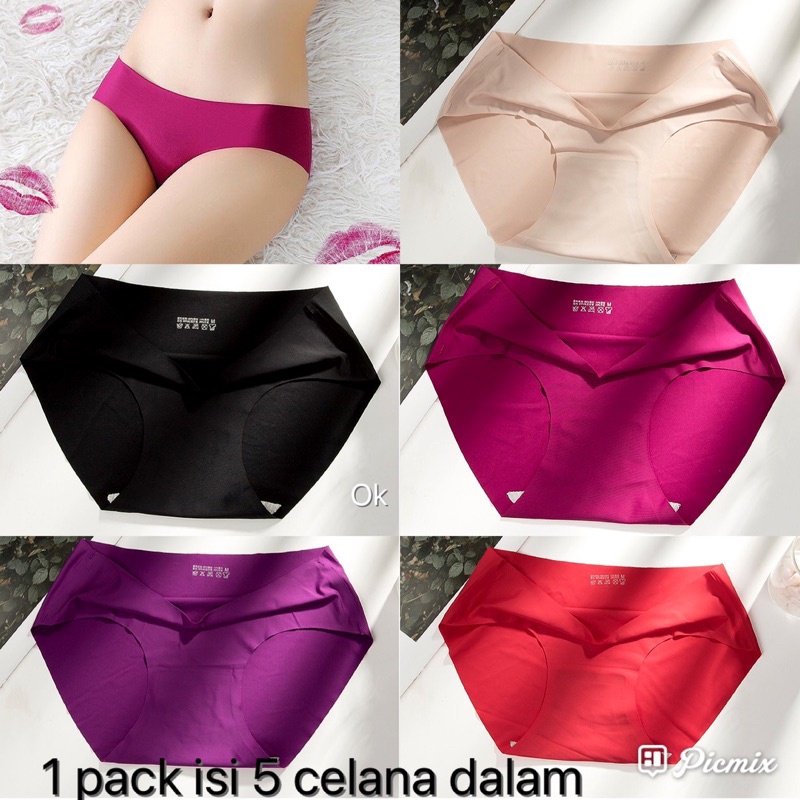 celana dalam seamless polos