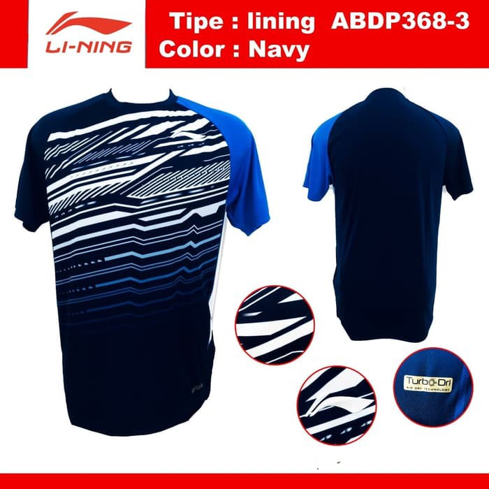 KAOS LINING ABDP 368 KAOS BADMINTON ORIGINAL