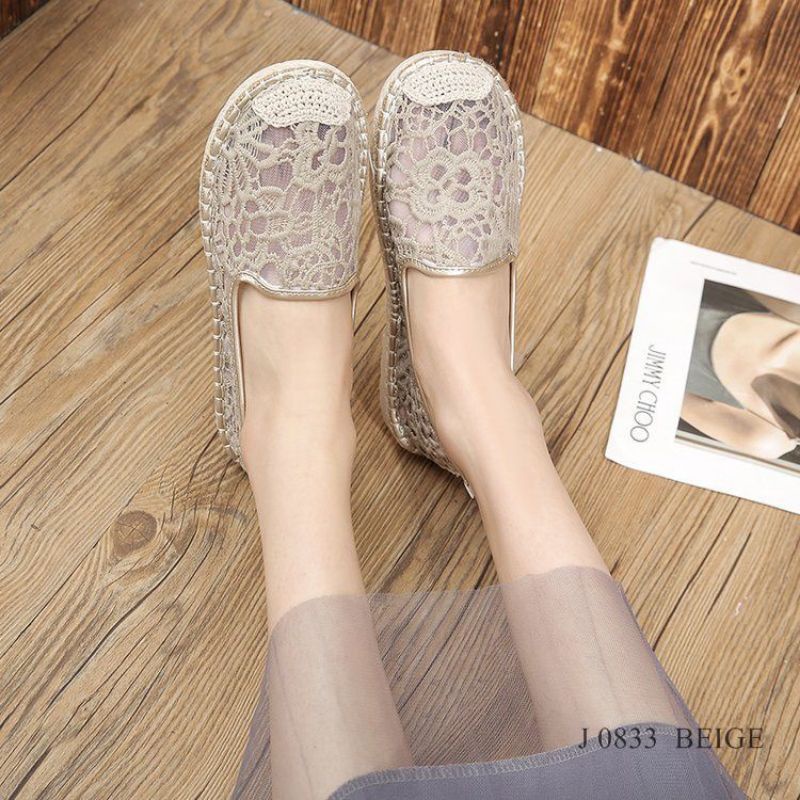SEPATU WANITA LOAFERS BROKAT ANGELITA 0833