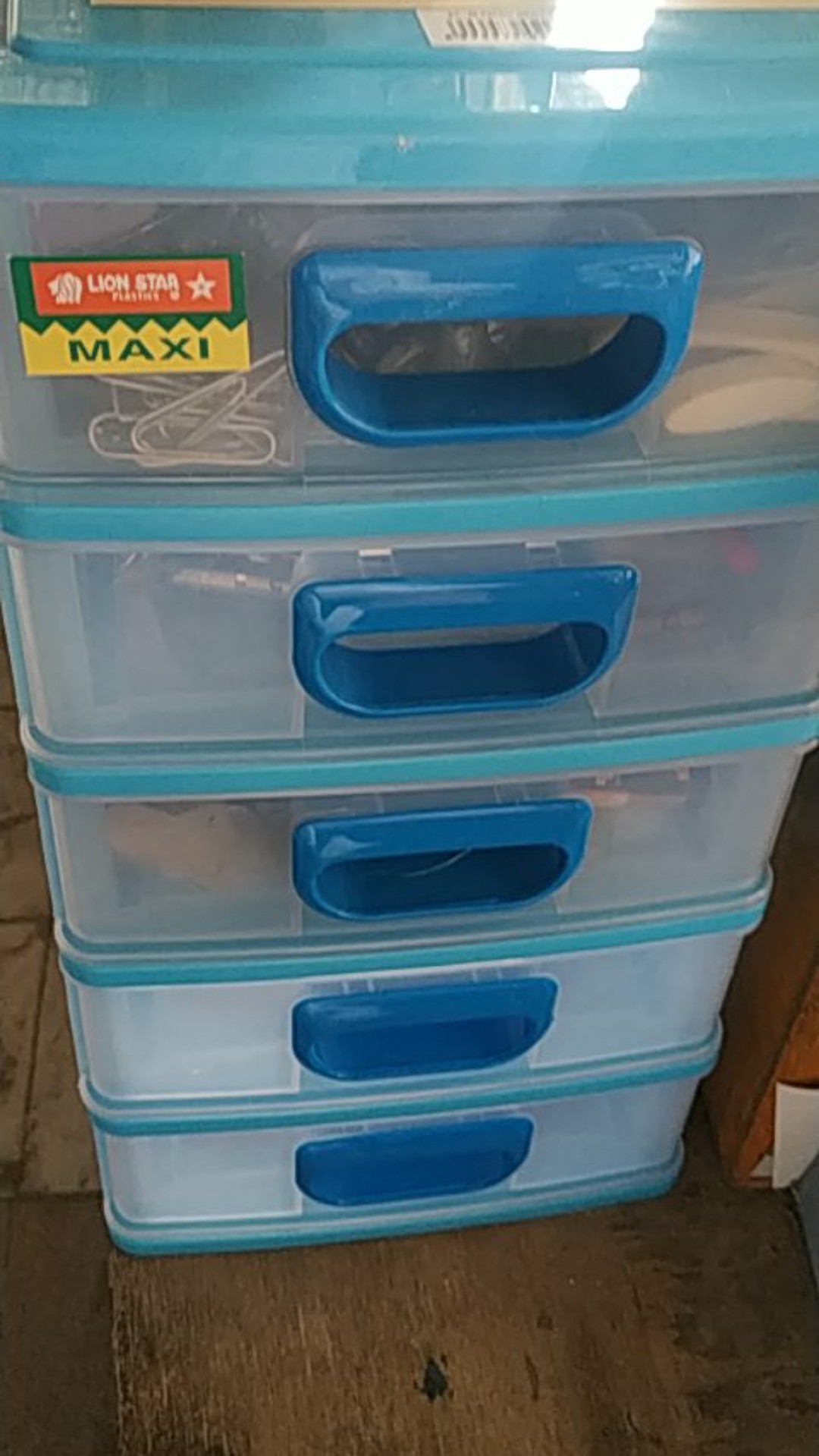 Estima Maxi Container M5 Ec-35 Lion Star Laci Plastik Kecil Susun 5