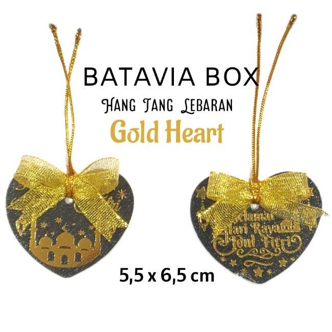 

Hang Tag Lebaran 5,5 x 6,5 Gold Heart