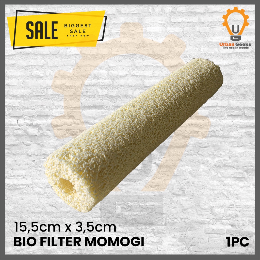 Bio Filter Momogi Besar Eco Bio Block 15.5x3.5cm Filter media Rumah Bakteri