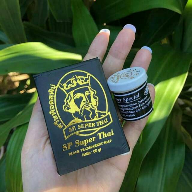Cream SP Thailand Sepaket dengan Sabun SP Hitam BPOM