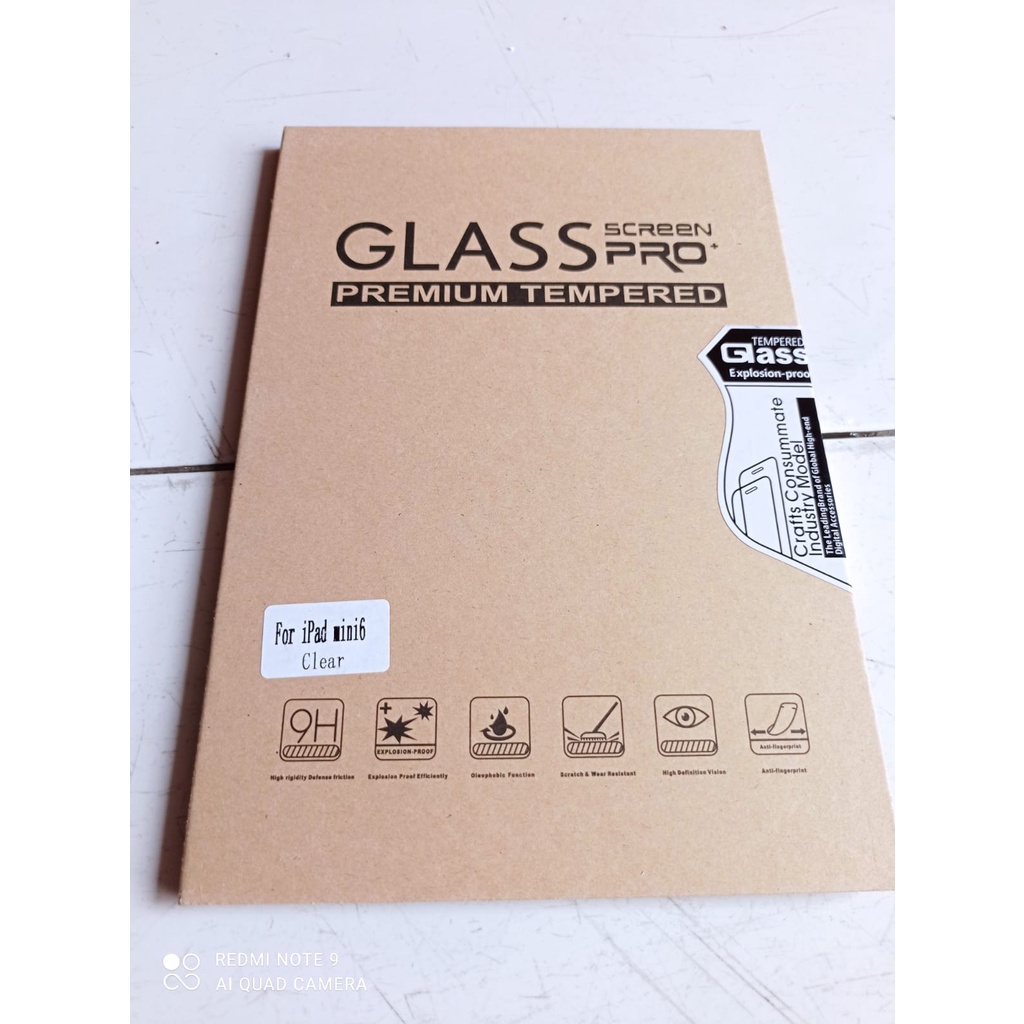 Apple iPad mini 6 Tempered Glass Clear 2021