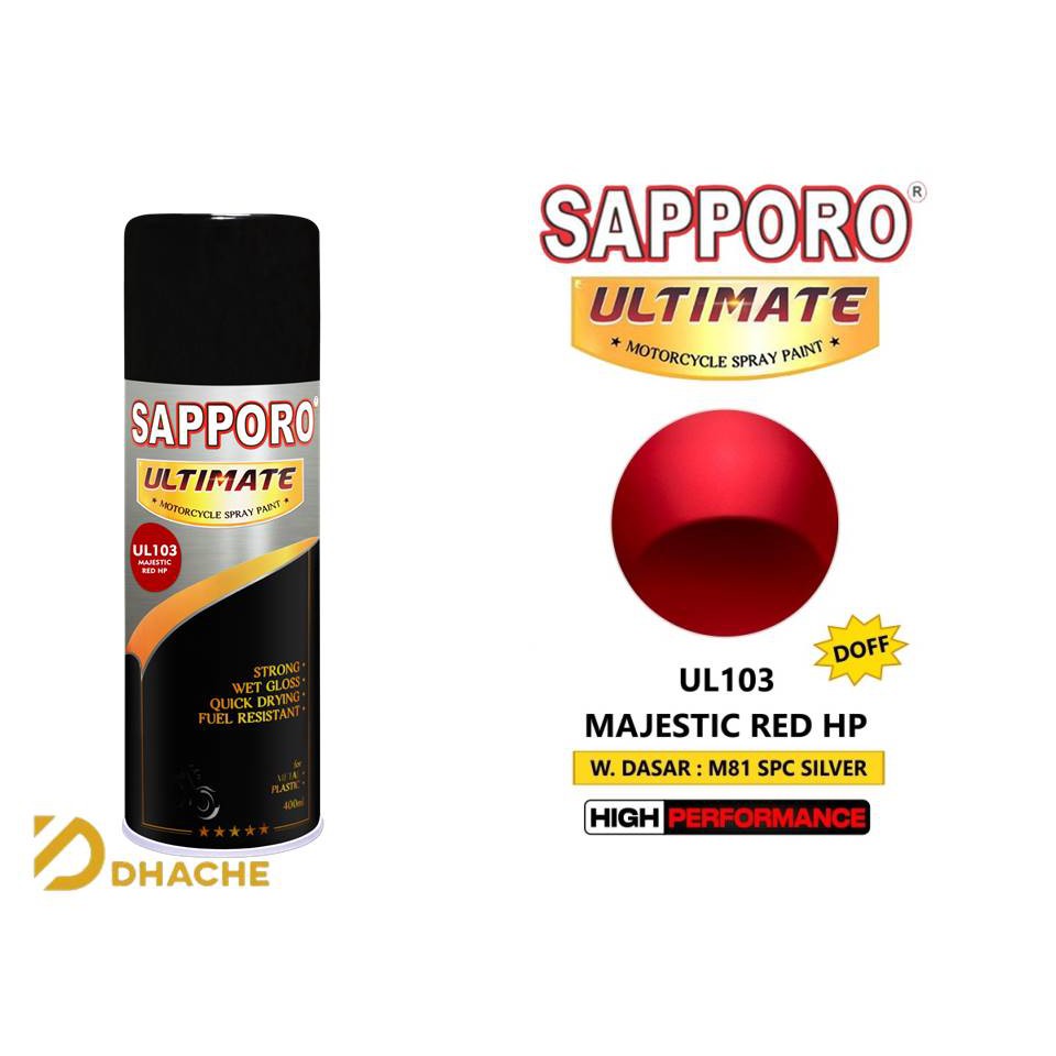 CAT SEMPROT SAPPORO ULTIMATE UL103 MAJESTIC RED HP