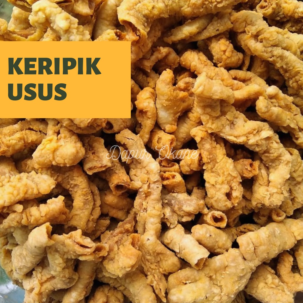 

Keripik Usus Crispy Homemade 100 Gram Original Tanpa Pengawet