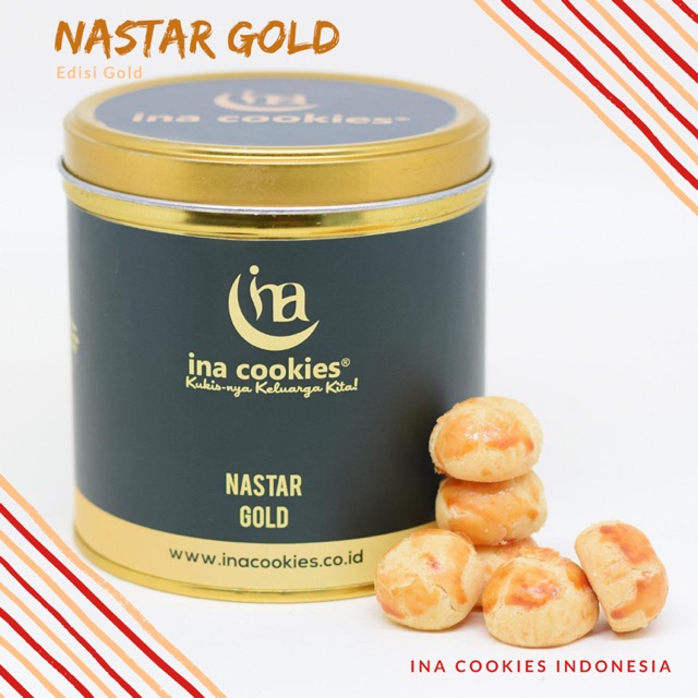 

INA COOKIES GOLD - Kue Lebaran | Nastar Gold