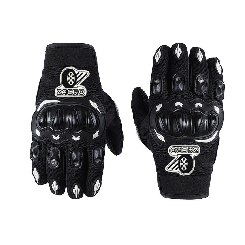 ZACRO Sarung Tangan Motor Pria Touch Screen   Kulit Pro Rider Sporty Batok Biker Gloves