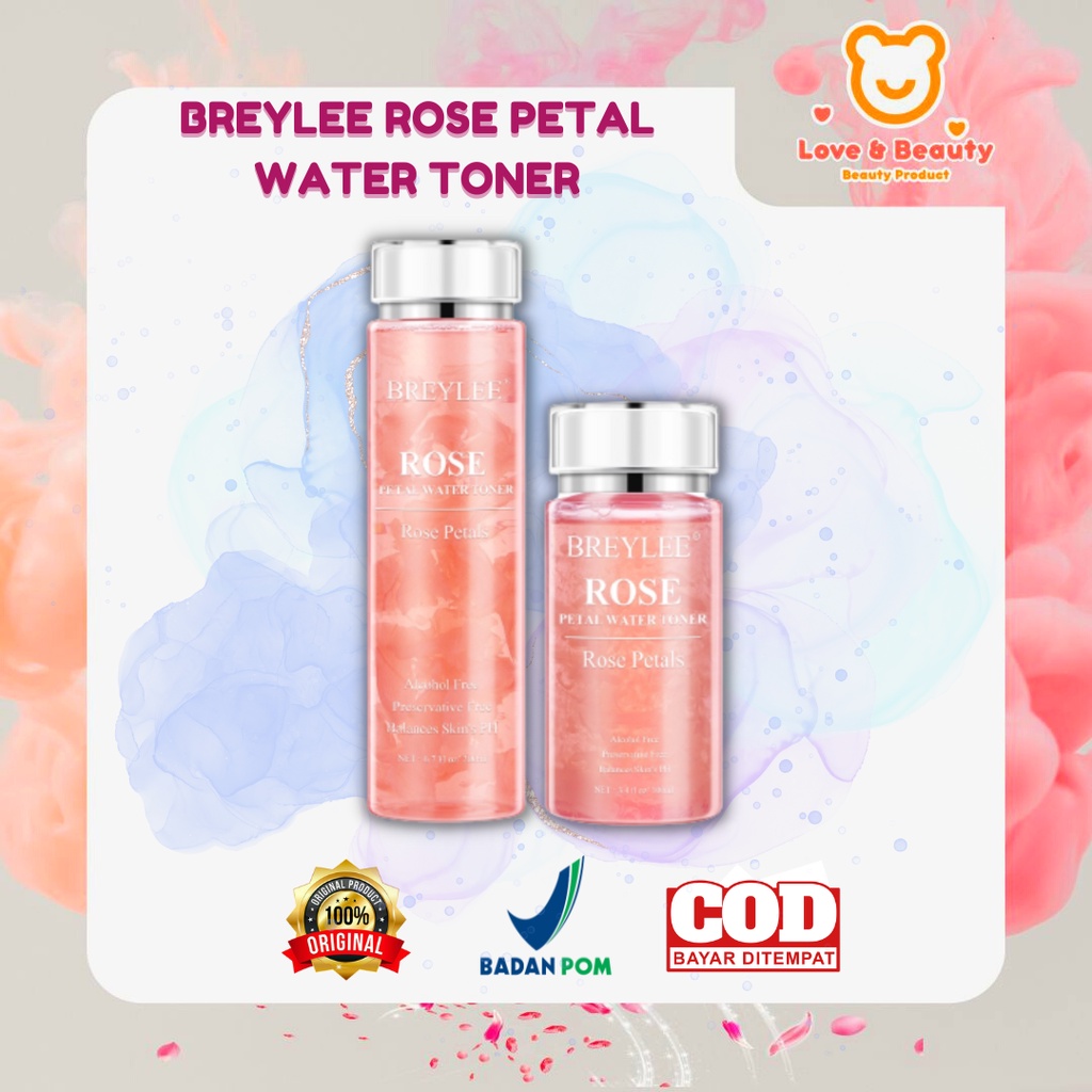 BREYLEE ROSE PETAL WATER TONER (BPOM)