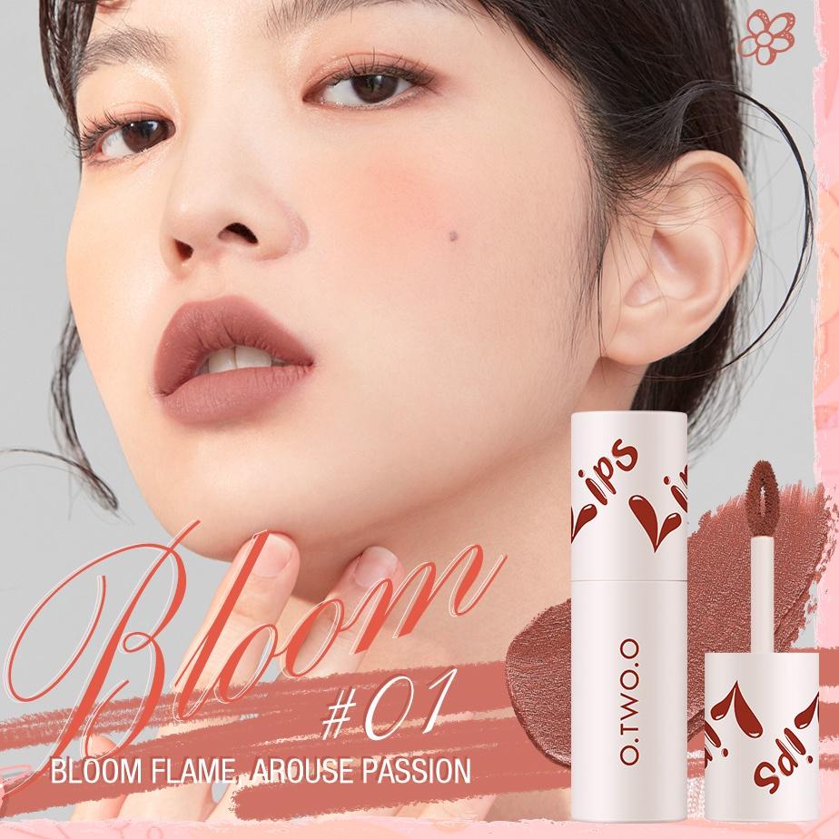 ❇ [] O.TWO.O Lip Clay Velvet Cream Matte Lipstick Waterproof Lip Tint & Cheek Mud OtwoO Liptint Lipc