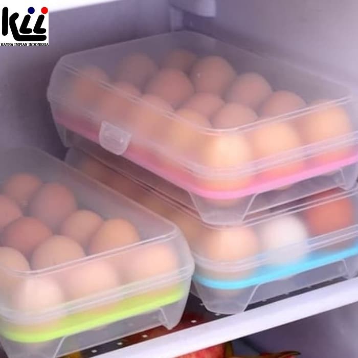 Box Tray Telur 15s - kotak telur - Egg Tray Box - Box Telur 15 Sekat