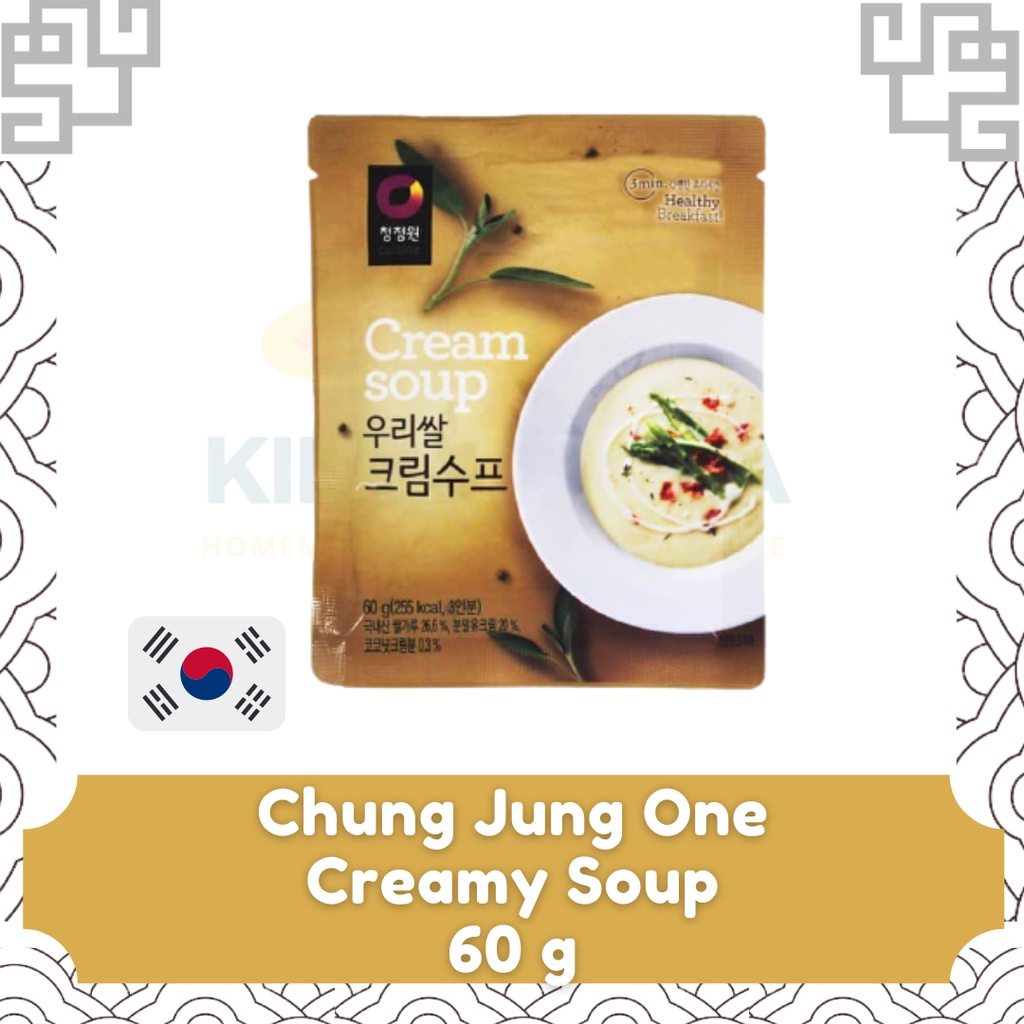 

Chung Jung One Soup Cream Vegetable Beef Mushroom Roasted Garlic 60 gr