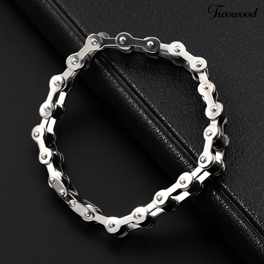 Gelang Rantai Bahan Stainless Steel Untuk Pria