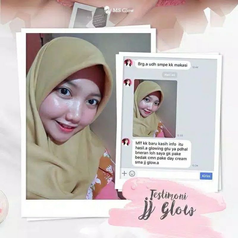 JJ Cream Face And Body Original JJ Glow Pemutih Wajah Dan Badan