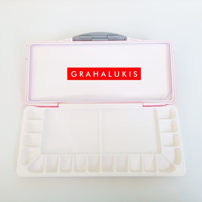 

Watercolour Palette 18 warna (Pink) - Palet Cat Air warna Pink