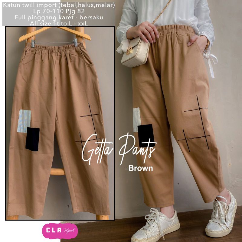 Getta Pants Celana Baggy Twill Jumbo BB 70-85kg