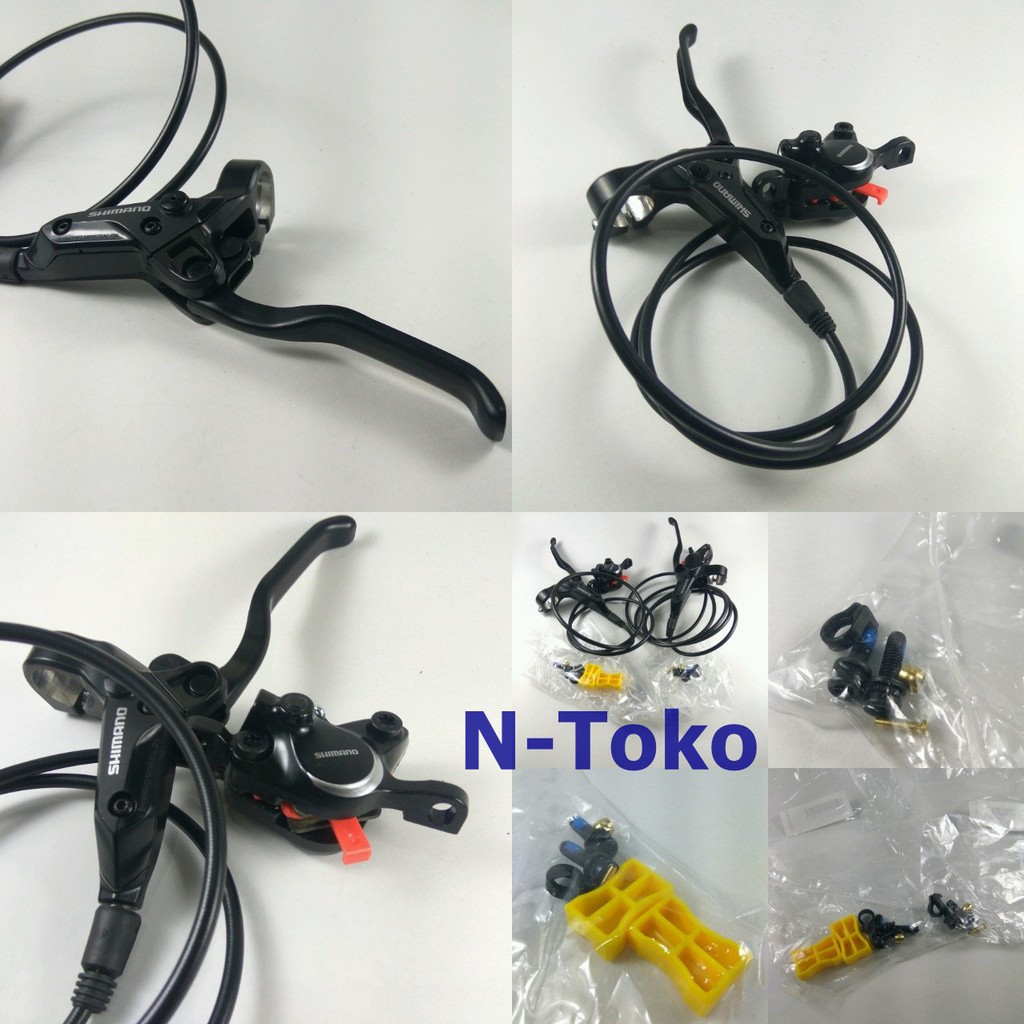 Full Set Brakeset Cakram Rem Sepeda Hidrolik OrIginal Shimano M315