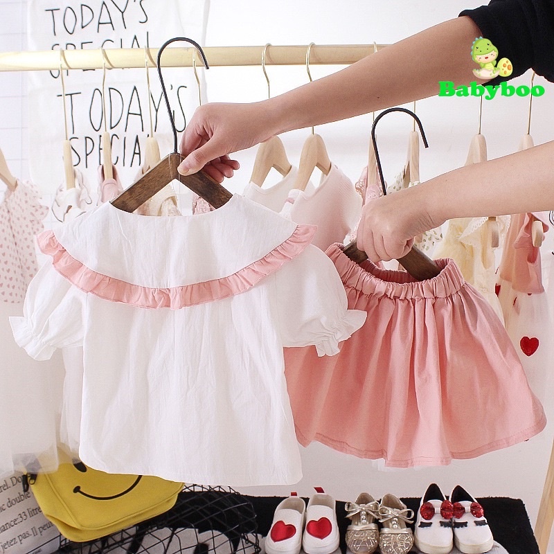 (1-3 Tahun) Setelan Rok Anak Perempuan/ Setelan Lucu Tas Strawberry / Setelan Anak Korean Style/ Setelan Anak Perempuan