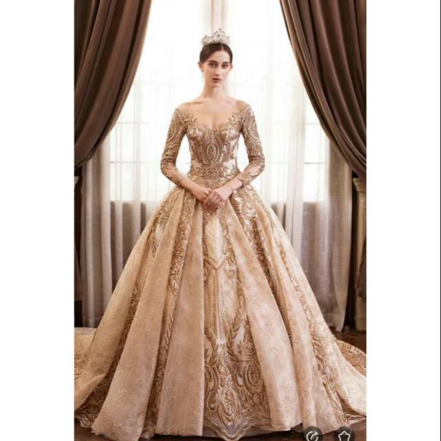 Pre Order gaun pengantin mewah baju pengantin murah wedding dress import wedding gown new design