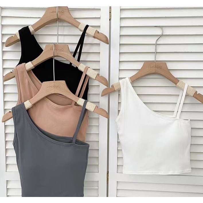 BV.ID BR739 BRA BH TANKTOP CROP TOP TALI SAMPING PAKAIAN DALAM WANITA CEWEK KOREA TANK TOP CUP BRA