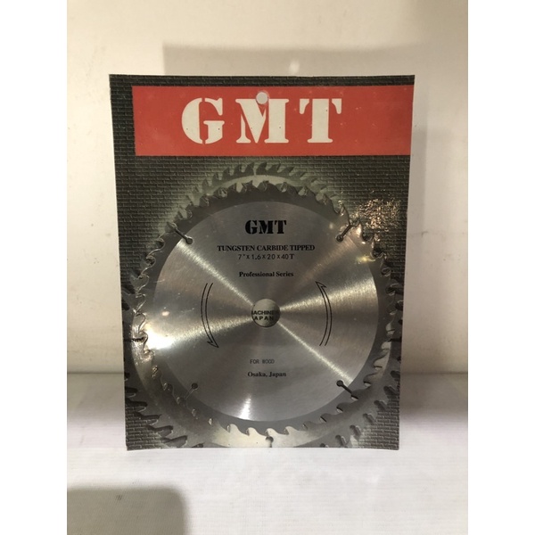 Mata gergaji kayu 7 inch / mata gergaji kayu 7x40t gmt / mata circular saw kayu tct 7 inch gmt / mata gergaji kayu tct / mata circular saw / pisau circular saw