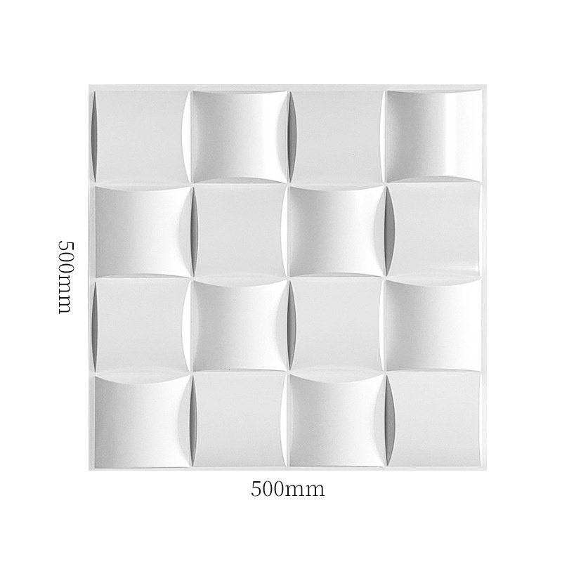 WALL PANEL 3D PVC / DEKORASI DINDING WALLPAPER DINDING PANEL / WALLPANEL 3D / 3D WALL PANEL / PANEL-PLAID 50 x 50