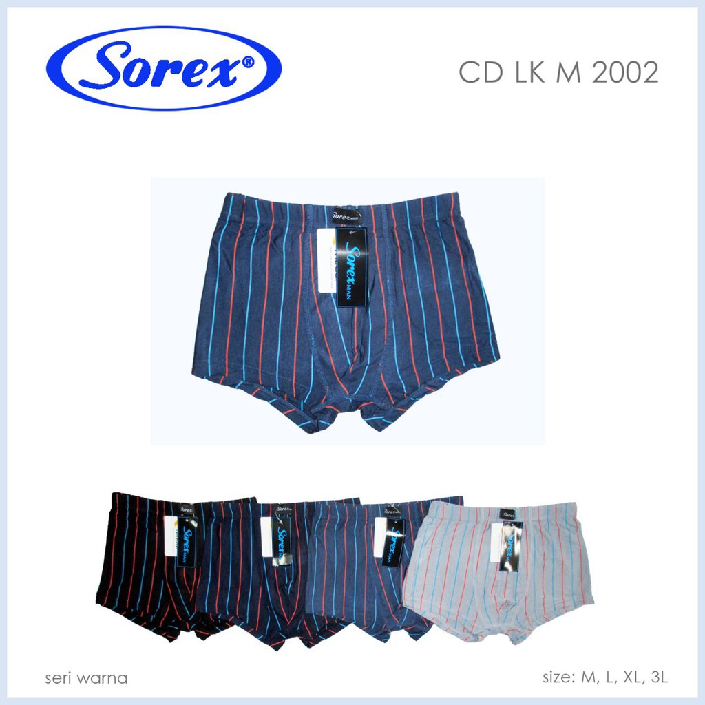 Celana dalam laki pria 2002 Sorexman Boxer