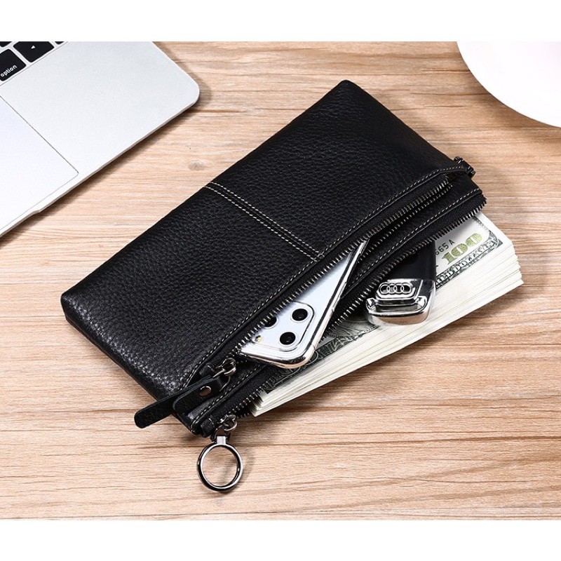 Dompet Panjang Pria Wanita Handbag Mobile Phone Bag Dompet Hp Kulit Asli TP-206