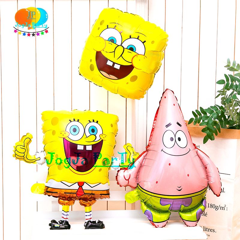 balon karakter sponbob jumbo balon patrik balon karakter di jogja