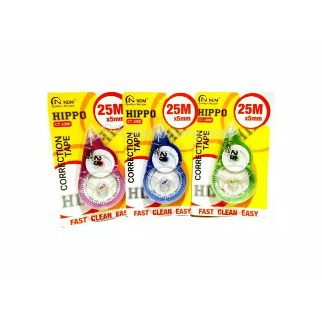 

Tip Ex Tape Hippo CT-1000 25mm