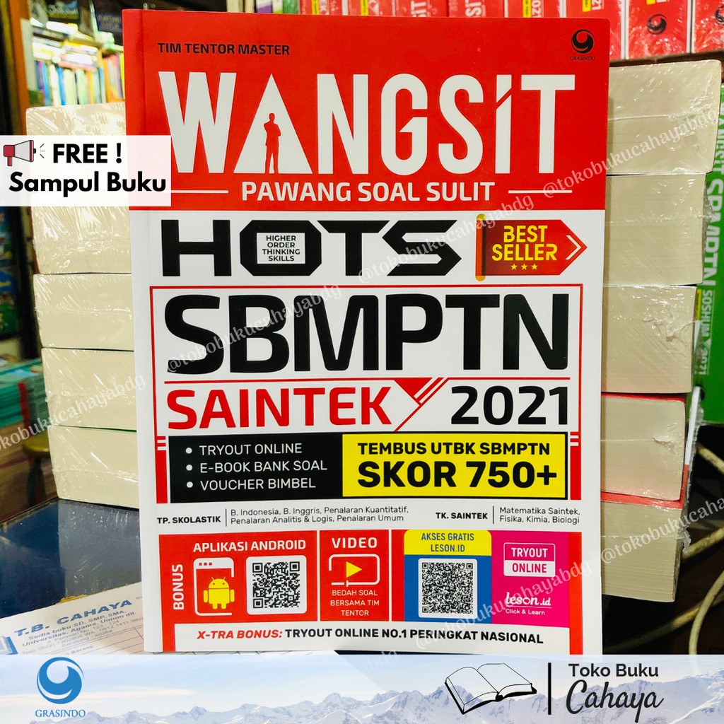 BUKU WANGSIT SBMPTN SAINTEK 2021 BY TIM TENTOR MASTER GRASINDO ORIGINAL