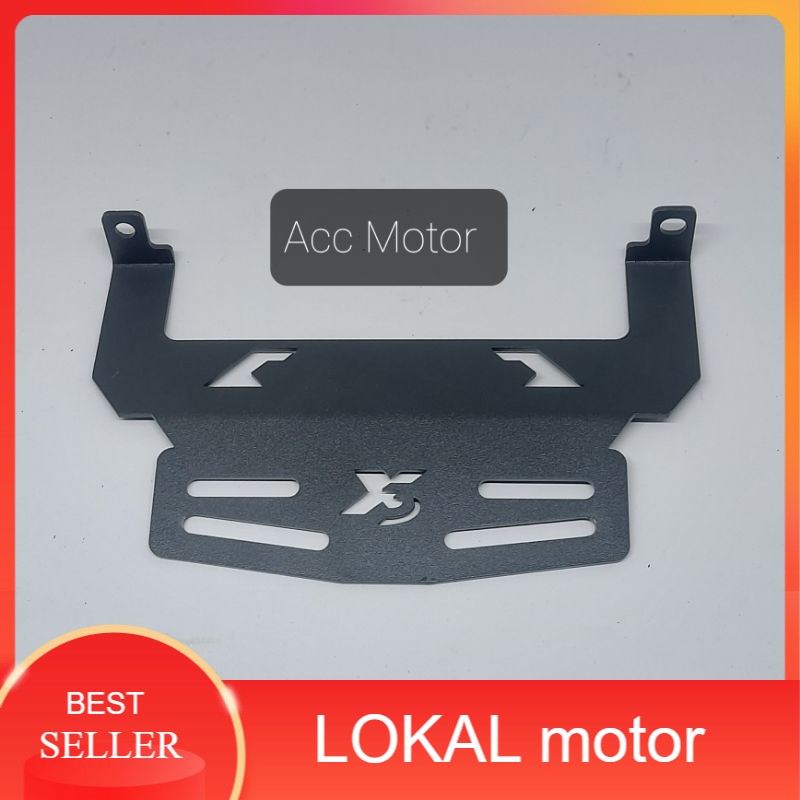 Breket dudukan plat nomor X3 nmax 2015-2019