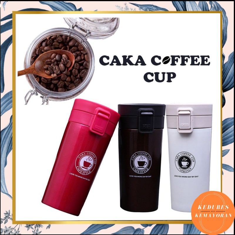 [KK] Termos Kopi Original / Travel Mug Coffe Tahan Air Panas &amp; Dingin Coffee Cup B46 Stainles Steel