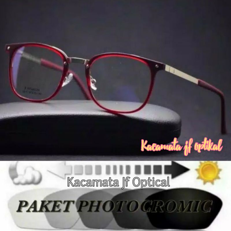 KACAMATA PHOTOCROMIC PRIA/WANITA | frame minus antiradiasi 6011