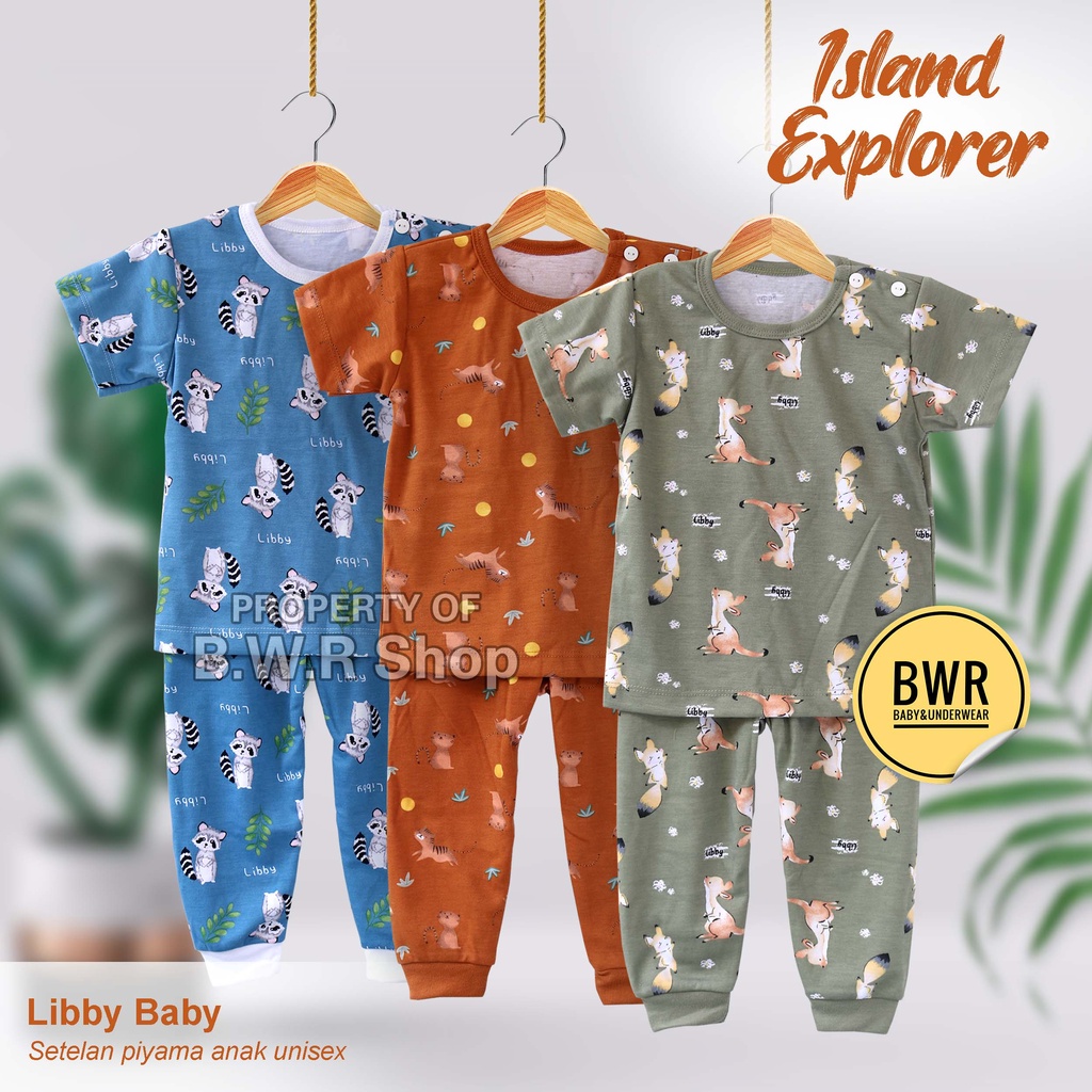 CPR Setelan Libby Baby Hello Sunshine Terlaris / Piyama Anak 1 - 4 Tahun Unisex Motif Sunny Hill Tale Of Prairie Terbaru Setelan Bayi | Bwr