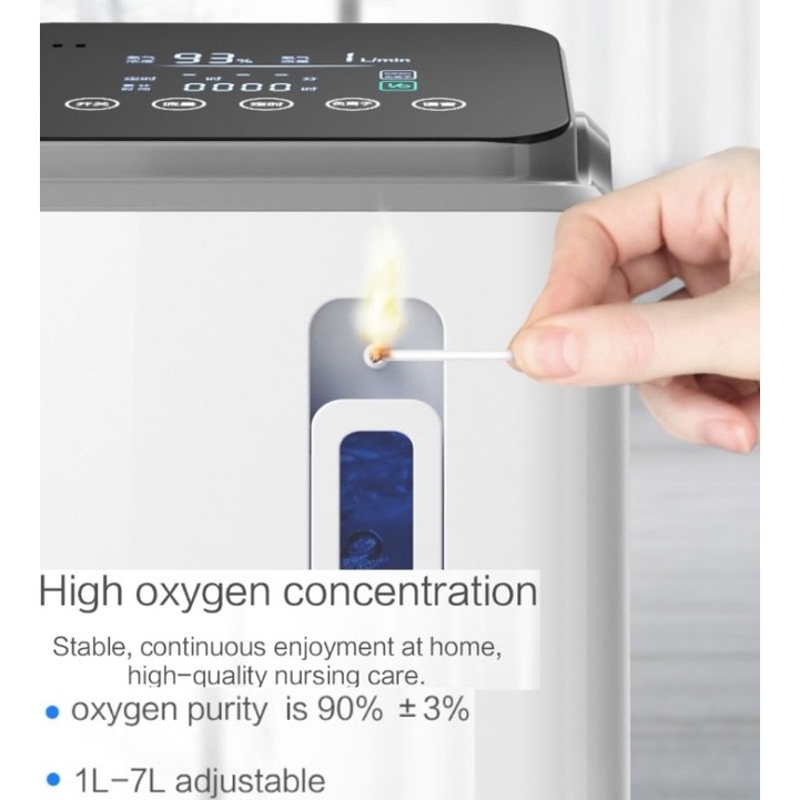 SANTAFELL OXYGEN CONCENTRATOR MESIN PENGHASIL OXIGEN THERAPY HOMECARE